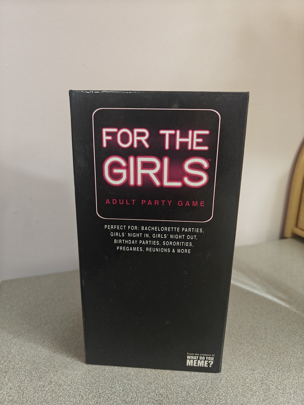 The Girls Adult Party Game - Black with Pink Accents